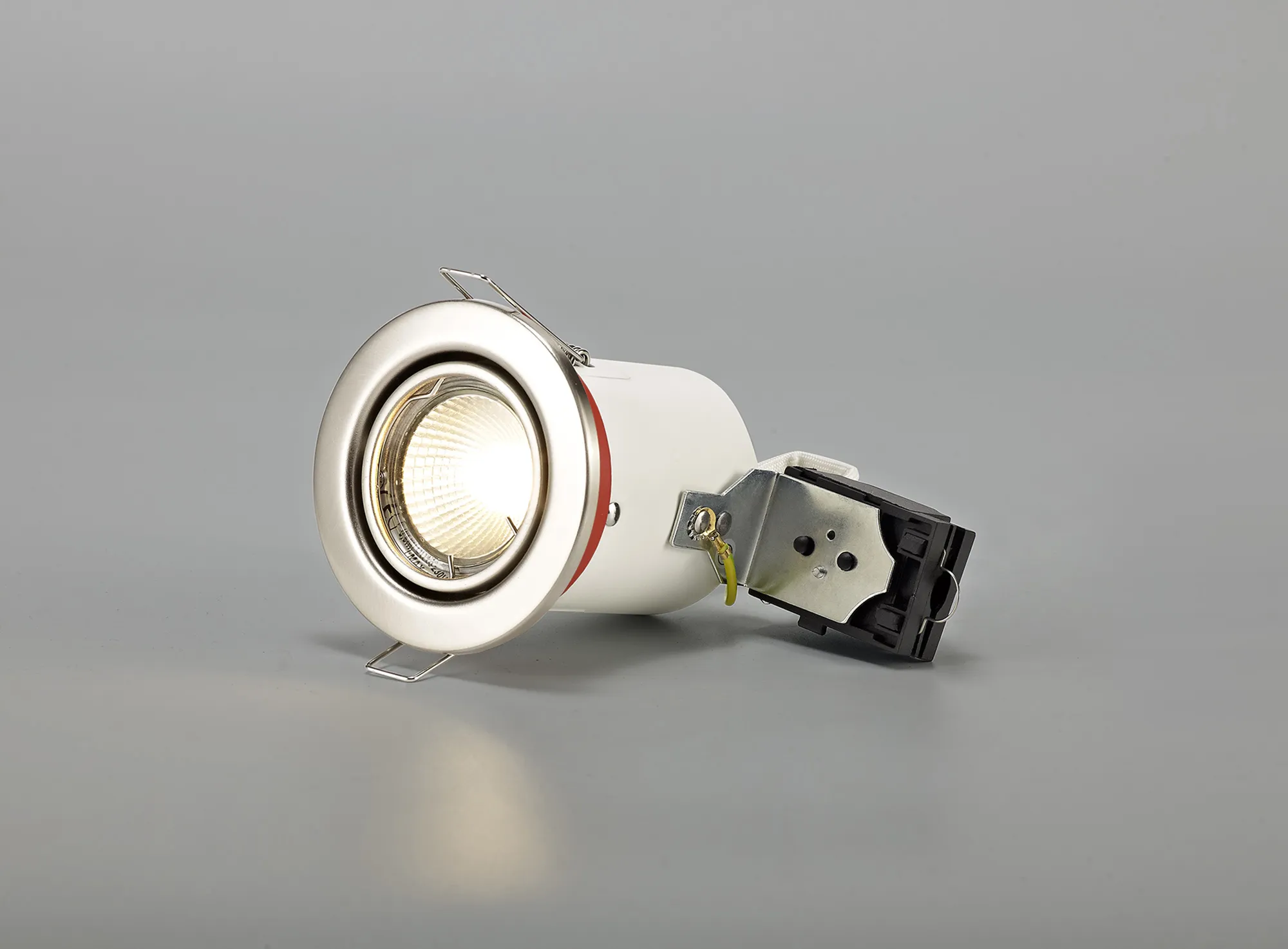 Agni Adjustable Fire Rated Downlight Satin Nickel D0441  Deco Agni